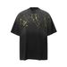 Men's Clothing Jiayiku Men's Clothing 2025 New American Street Fashion Brand Niche Tee Heavy Washed Cut Erosion T Shirt Short Sleeve_viptrois.com