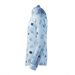 Men’s Digital Print Long-Sleeve Shirt -Inspired, 100% Cotton, Slim Fit (Light Blue Stripe)_viptrois.com
