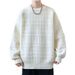 Casual sweater men's student autumn and winter handsome loose and versatile trend knitted sweater_viptrois.com