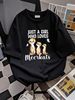 Just A Girl Who Loves Meerkats Meerkat Hawaiian Fl Collaboration Backpack Large Capacity Cute Foldable 3d Printing Comfortable Unisex Breathable_viptrois.com