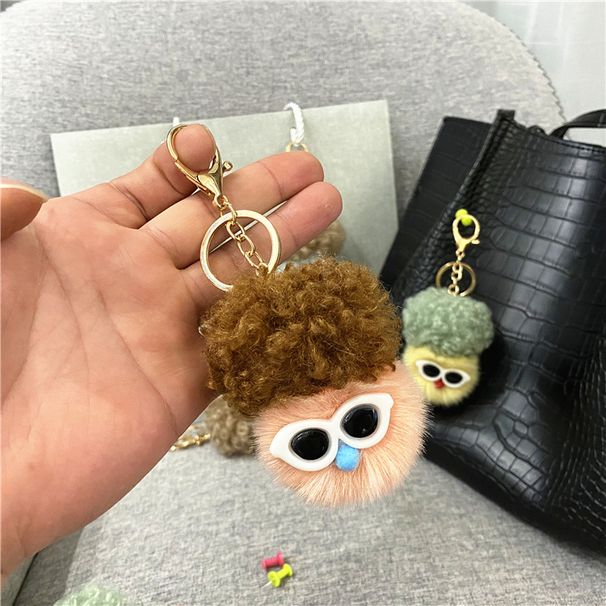 Bag Charm Creative Cauliflower Cartoon Keychain Car Ornaments Plush Doll Doll Cute Bag Pendant Accessories Small Gifts_viptrois.com