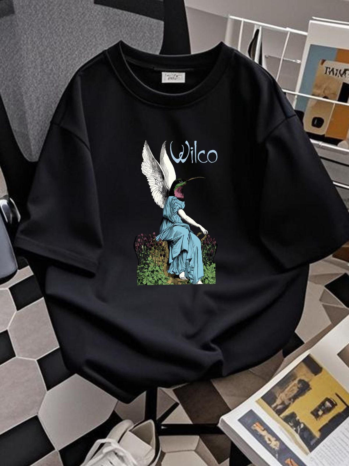 Wilco Band Concert At Red Rocks 2012 Unisex T-Shirt All Size S To 5XL TP734 Soft Designer Clothes Stylish Homme Top For Everyday Wear Stretched_viptrois.com