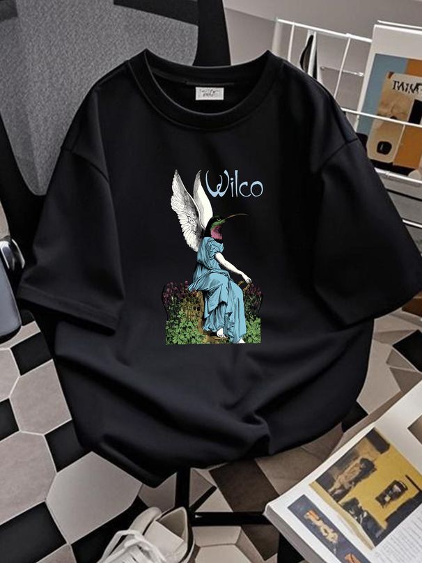 Wilco Band Concert At Red Rocks 2012 Unisex T-Shirt All Size S To 5XL TP734 Soft Designer Clothes Stylish Homme Top For Everyday Wear Stretched_viptrois.com