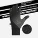 Warm Cycling Gloves For Autumn And Winter Skiing And Mountaineering Men's Driving And Cycling Velvet Touch Screen Anti Slip And Dew, Two Fingers_viptrois.com