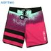 Men's Stretch Quick-Drying Surfing Beach Pants Bodybuilding Competition Horizontal Striped Loose Sports Spot Shorts_viptrois.com