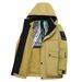 Autumn And Winter New Graphene Outdoor Windbreaker Hooded Warm Casual Cotton Coat Waterproof Windproof Unisex Jacket_viptrois.com