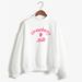 2022 New Strawberry Milk Text Print Simple Harajuku Hoodie Long Sleeve Mid-Neck Sweatshirt_viptrois.com