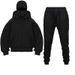 New Foreign Trade Cross Border Double Hat Spring Autumn Winter Ins Hooded Sweatshirt Suit Trendy Men And Women Double Hat Couple Sweatshirt_viptrois.com