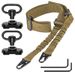 Tactical Gun Strap Ordinary Double-point Gun Rope Multi-functional Training Mission Telescopic Rope Adjustable Slant Strap Shoulder Strap_viptrois.com