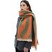 Unisex Scarf loop yarn jacquard scarf shawl_viptrois.com