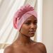 Hat Industry New Curled Flower Multicolor Bright Silk Cloth Powdered Turban Hat Muslim Baotou Hat Direct Sales_viptrois.com