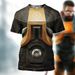 Men's Clothing Fashion Personality Skull Creative 3D Printing Casual Large Size Short Sleeved T Shirt For Men And Women_viptrois.com