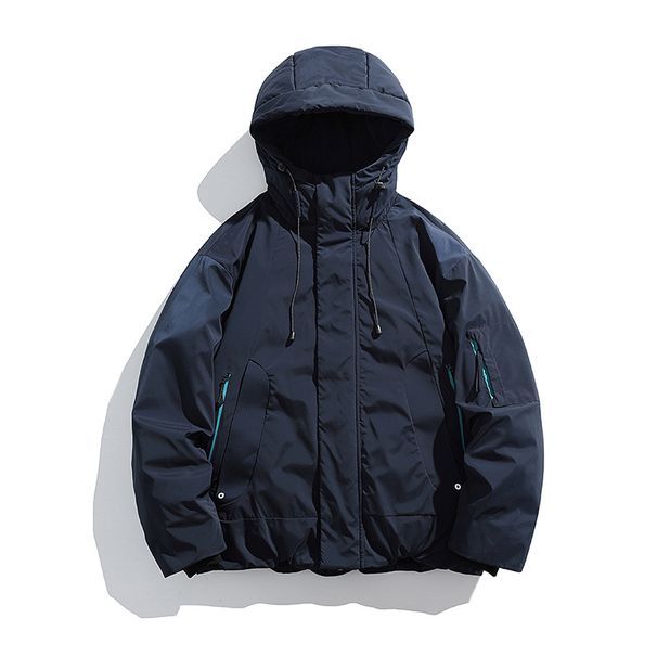 Mountain-Style Lightweight Down Jacket – Waterproof Hooded Coat With 90% White Duck Feather (2XL Available)_viptrois.com