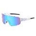 Men's Sun Glasses One Piece Lenses Colorful Cycling Sunglasses_viptrois.com