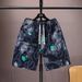 Men's Ice Silk Shorts Summer Thin Style Trendy Cartoon Print Casual Loose Fit Quick Drying Sports Five Point Pants_viptrois.com