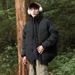 Large Size Stand-up Collar Cotton-padded Clothes For Men And Women, Down Cotton-padded Jackets, Loose And Thickened Cotton-padded Clothes_viptrois.com