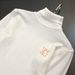 Tendy Band Autumn Winte New Chest Emboidey Classic Lette Patten Men's Casual Business Wam Knit Tutleneck_viptrois.com
