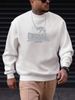 Polar Fleece Solid Color Round Neck Sweater Mens Candy Cotton Long Sleeve Working Clothes_viptrois.com