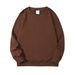 Thin Spring And Autumn Round Neck Men's Sweatshirt Solid Color 100% Cotton 320g Long Sleeve Loose Fit_viptrois.com
