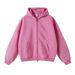 Men's Clothing Vintage Wax-Dye Fleece Hoodie – Oversized Streetwear Jacket With Dual-Zip Closure, 360g Cotton Blend, Wax-Resist Wash & Distressed_viptrois.com