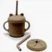Straw Cup Baby Silicone Water Cup School Drinking Cup Drop Resistant High Temperature Children's Cup Fall Prevention Wat_viptrois.com