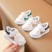 Kids'shoes White shoes for girls soft soled toddler shoes for girls Board shoes for boys casual_viptrois.com