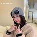 Women's Hats Winter Flight Sunglasses Knitted Hat Windproof Plus Velvet Warm Earmuffs Wool Hat Korean Style Fashion All Match Knitted Hat_viptrois.com