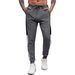 Plus Size Sports Pants For Men & Women - Stylish Side Stripe Design, Fleece-Lined, Elastic Waist, Comfortable Workout & Casual Pants_viptrois.com