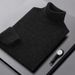 Pure High Collar Thickened Chenille For Men, Autumn And Winter Korean Style Slim Fit Base Solid Color , Men's Knitted_viptrois.com