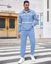 2025 New Cross-border Autumn And Winter Hot Sale European And American Men's Casual Suit Long-sleeved Jacquard Line Diagram 3D Pattern Suit_viptrois.com