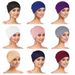 Muslim Headscarf Hat Women's Bottom Hat Adult Hat Solid Color Pullover Hat_viptrois.com