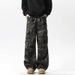 Urban Camouflage Cargo Pants For Men & Women - Military Style Workwear Jeans With Multi-Pockets & Distressed Wash_viptrois.com