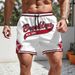 Men's Clothing Street Fashion Summer Sports Trendy Letter Casual Shorts_viptrois.com