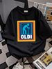 KIDS MEN WOMEN Funny Oldi Aldi Senior Logo Market Cartoon T Shirt Stylish Graphic Soft Fashion Versatile Slightly Comfortable Streetwear_viptrois.com