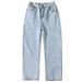 Straight Jeans Men's Trendy Brand Ins Loose Casual Trousers Korean Version Trendy Wide-leg Trousers Hong Kong Style Versatile Dad Trousers_viptrois.com