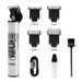 Ubeator Barbershop Cordless Close-cutting Digital Trimmer Rechargeable Electric Hair Clipper 0mm T-blade Baldheade_viptrois.com