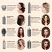 7 in 1 hair dryer brush brushl high speed hair dryer with diffuser ionic blow dryer hot air styling comb auto hair curler_viptrois.com