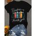 Camiseta Moda Inspirada En La Literatura: Haz Una Declaración Divertida Con Tipografía Temática De Libros_viptrois.com