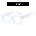 Women's Glasses Beige Nail Sunglasses Square New Retro Ins Sunglasses High End Plain Fashion Sunglasses_viptrois.com