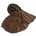 New Breathable And Cool Island Satin Smooth Crepe Long Scarf Malaysia Bright Silk Scarf Head Scarf_viptrois.com