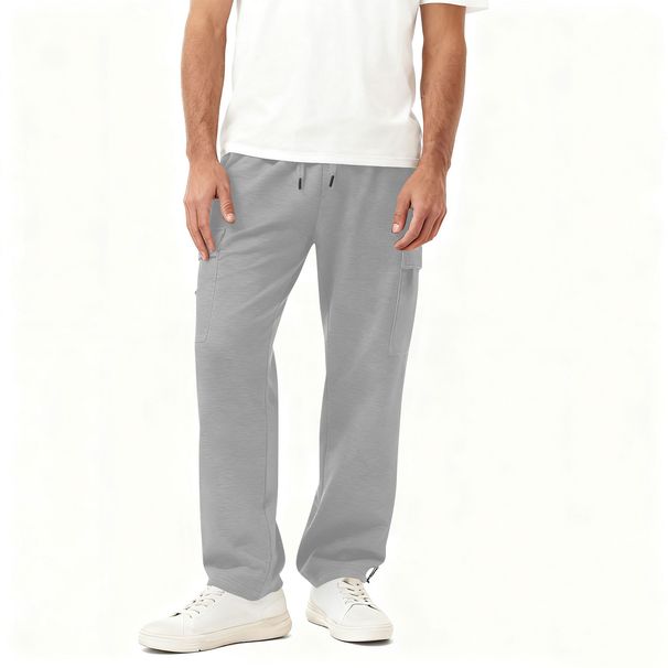 Euro Streetwear Cargo Sweatpants – Brushed Fleece Lined, Drawstring Waist, Oversized Tech Pants (S-XXXL, 100% Polyester, 7 Military-Inspired Colors)_viptrois.com