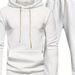 Men's Waffle Jacquard Hooded Tracksuit Set - Lightweight Casual Two-Piece Outfit For Fall & Winter (White, Light Grey, Dark Grey, Black, Beige)_viptrois.com