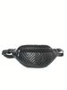 Chest Bag Children's Printed Multi Color New Fashion Trend Diamond Shoulder Crossbody Bag Personality V Shaped Embroidery Line Large Capacity_viptrois.com