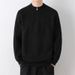 Pure Cross-Border Volume-48 Half-Zip Knitted Spri Autumn Winter Inner Layer Base Shirt Sweater American Casual Men's_viptrois.com