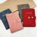 Passport Covers Multi Card Slot Passport Protection Leather Passport Holder PU Leather Edging Document Storage Function Small Bag Passport Bag_viptrois.com