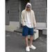 Men's Clothing Hooded Hollow Knitted Sweater Jacket Ice Silk Breathable Sun Protection Clothing Casual All Match Trendy_viptrois.com