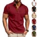 Men's Clothing Quick Drying Versatile Casual Shirt Summer New Collared Button Down Short Sleeved T-Shirt_viptrois.com