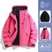 Pulse Outdoor For Men And Women, Three-in-One Detachable Windproof Waterproof Spring Autumn Winter Hiking Jacket With Custom_viptrois.com