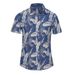 Men's Clothing Men's Summer Hawaiian Print Short Sleeved Shirt_viptrois.com