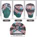 hot sale flower turban hat popular fashion print snail hat Turban African ethnic style_viptrois.com